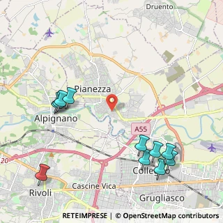 Mappa Via Arrigo Boito, 10044 Pianezza TO, Italia (2.61091)
