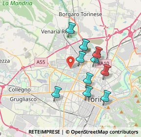 Mappa Via Giovanni Tommaso Terraneo, 10151 Torino TO, Italia (3.05182)