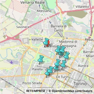 Mappa Via Giovanni Tommaso Terraneo, 10151 Torino TO, Italia (1.89909)