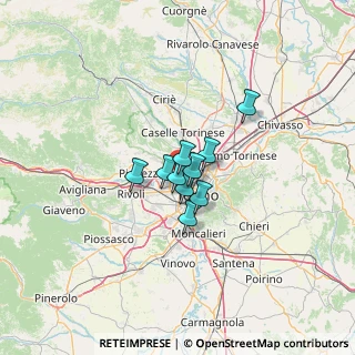 Mappa Piazza Cirene, 10151 Torino TO, Italia (11.02455)