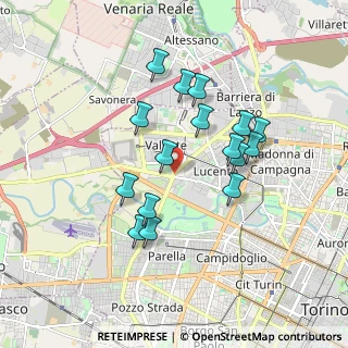 Mappa Piazza Cirene, 10151 Torino TO, Italia (1.5975)
