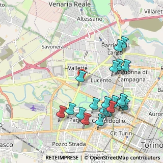 Mappa Piazza Cirene, 10151 Torino TO, Italia (2.1885)