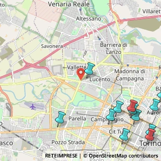 Mappa Piazza Cirene, 10151 Torino TO, Italia (3.46417)