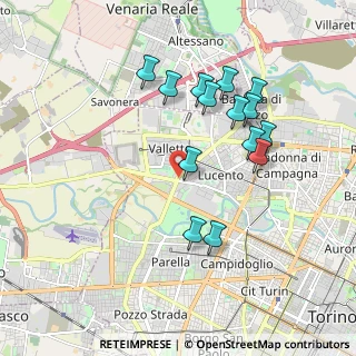 Mappa Piazza Cirene, 10151 Torino TO, Italia (1.80214)