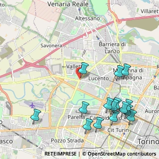 Mappa Piazza Cirene, 10151 Torino TO, Italia (2.654)