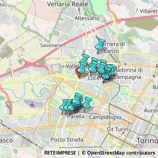 Mappa Piazza Cirene, 10151 Torino TO, Italia (1.447)
