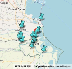 Mappa Via Borgata Volto, 45010 Rosolina RO, Italia (11.561)