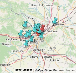 Mappa 10147 Torino TO, Italia (8.28077)