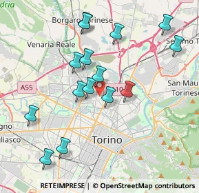 Mappa 10147 Torino TO, Italia (3.91333)