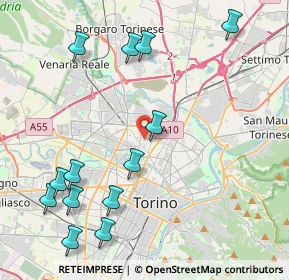 Mappa 10147 Torino TO, Italia (5.04308)