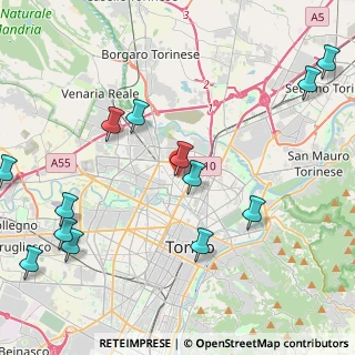 Mappa 10147 Torino TO, Italia (5.35923)