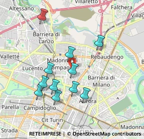 Mappa 10147 Torino TO, Italia (1.73455)