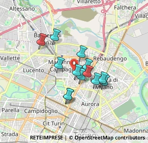 Mappa 10147 Torino TO, Italia (1.25846)