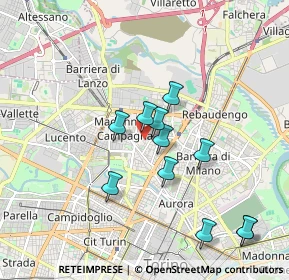 Mappa 10147 Torino TO, Italia (1.72182)