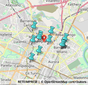 Mappa 10147 Torino TO, Italia (1.25083)