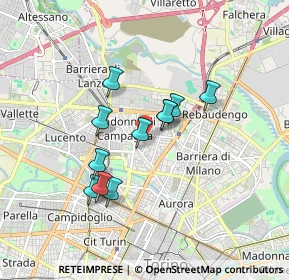 Mappa 10147 Torino TO, Italia (1.36364)