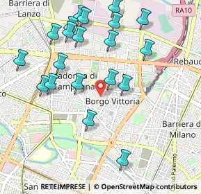 Mappa 10147 Torino TO, Italia (1.11)