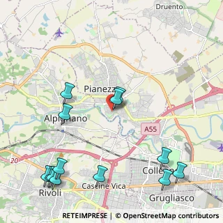 Mappa Piazza SS.Pietro e Paolo, 10044 Pianezza TO, Italia (2.79)