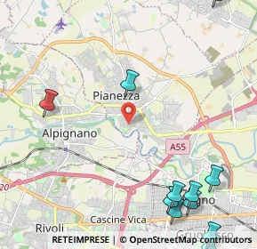 Mappa Piazza SS.Pietro e Paolo, 10044 Pianezza TO, Italia (3.25818)