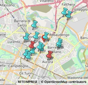 Mappa Via Gino Lisa, 10147 Torino TO, Italia (1.58125)