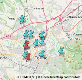 Mappa Via Gino Lisa, 10147 Torino TO, Italia (3.29462)