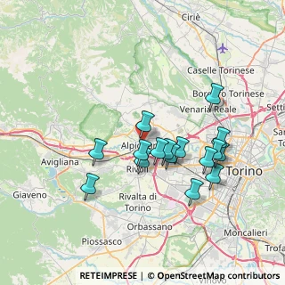 Mappa Fiume Riparia, 10091 Alpignano TO, Italia (6.54)