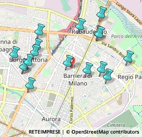 Mappa Via Nomaglio, 10155 Torino TO, Italia (1.10647)