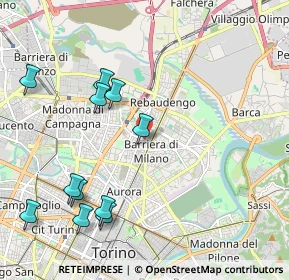 Mappa Via Nomaglio, 10155 Torino TO, Italia (2.36909)