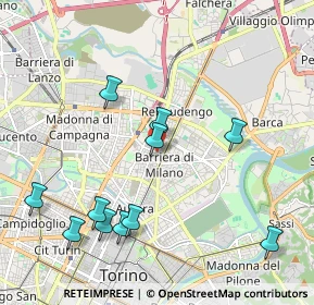 Mappa Via Nomaglio, 10155 Torino TO, Italia (2.23091)