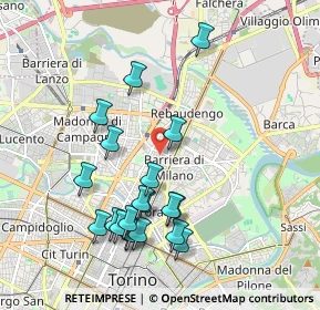 Mappa Via Verres, 10155 Torino TO, Italia (2.002)
