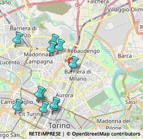 Mappa Via Verres, 10155 Torino TO, Italia (2.26091)