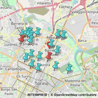 Mappa Via Verres, 10155 Torino TO, Italia (1.8445)