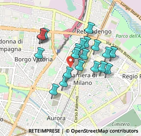 Mappa Via Verres, 10155 Torino TO, Italia (0.729)