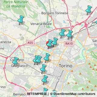 Mappa Via Pellegrino Tibaldi, 10151 Torino TO, Italia (5.284)