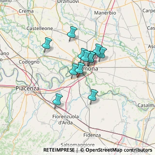 Mappa Via R. Lombardi, 29010 Castelvetro Piacentino PC, Italia (9.72917)