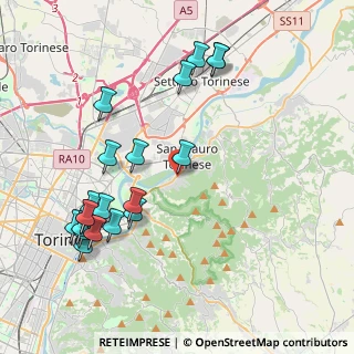 Mappa Via Pietro crusted, 00173 Roma RM, Italia (4.5845)