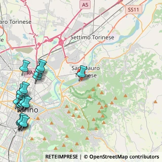 Mappa Via Pietro crusted, 00173 Roma RM, Italia (6.58)