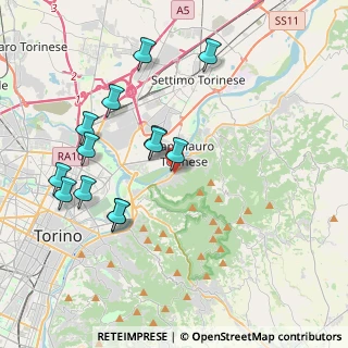 Mappa Via Pietro crusted, 00173 Roma RM, Italia (4.05077)