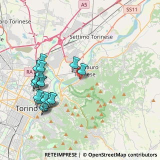 Mappa Via Pietro crusted, 00173 Roma RM, Italia (4.5205)
