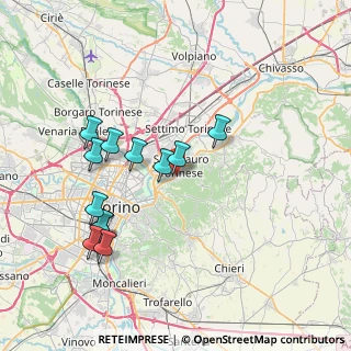 Mappa Via Pietro crusted, 00173 Roma RM, Italia (7.47417)
