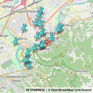 Mappa Via Pietro crusted, 00173 Roma RM, Italia (1.759)