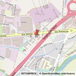 Mappa Via Massimo Portalupi, 12, 10093 Collegno, Torino (Piemonte)