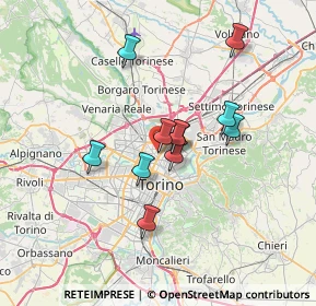 Mappa Via Chiesa della Salute ang, 10147 Torino TO, Italia (5.39091)