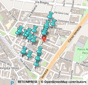 Mappa Via Chiesa della Salute ang, 10147 Torino TO, Italia (0.2)