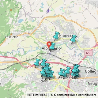 Mappa Via Luigi Mussino, 10091 Alpignano TO, Italia (2.504)