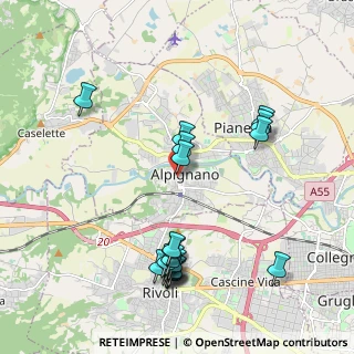 Mappa Via Luigi Mussino, 10091 Alpignano TO, Italia (2.2165)