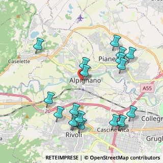 Mappa Via Luigi Mussino, 10091 Alpignano TO, Italia (2.36526)