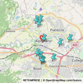 Mappa Via Luigi Mussino, 10091 Alpignano TO, Italia (1.89818)