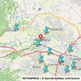 Mappa Via Luigi Mussino, 10091 Alpignano TO, Italia (2.80818)