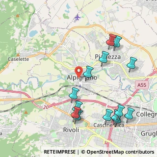 Mappa Via Luigi Mussino, 10091 Alpignano TO, Italia (2.43714)